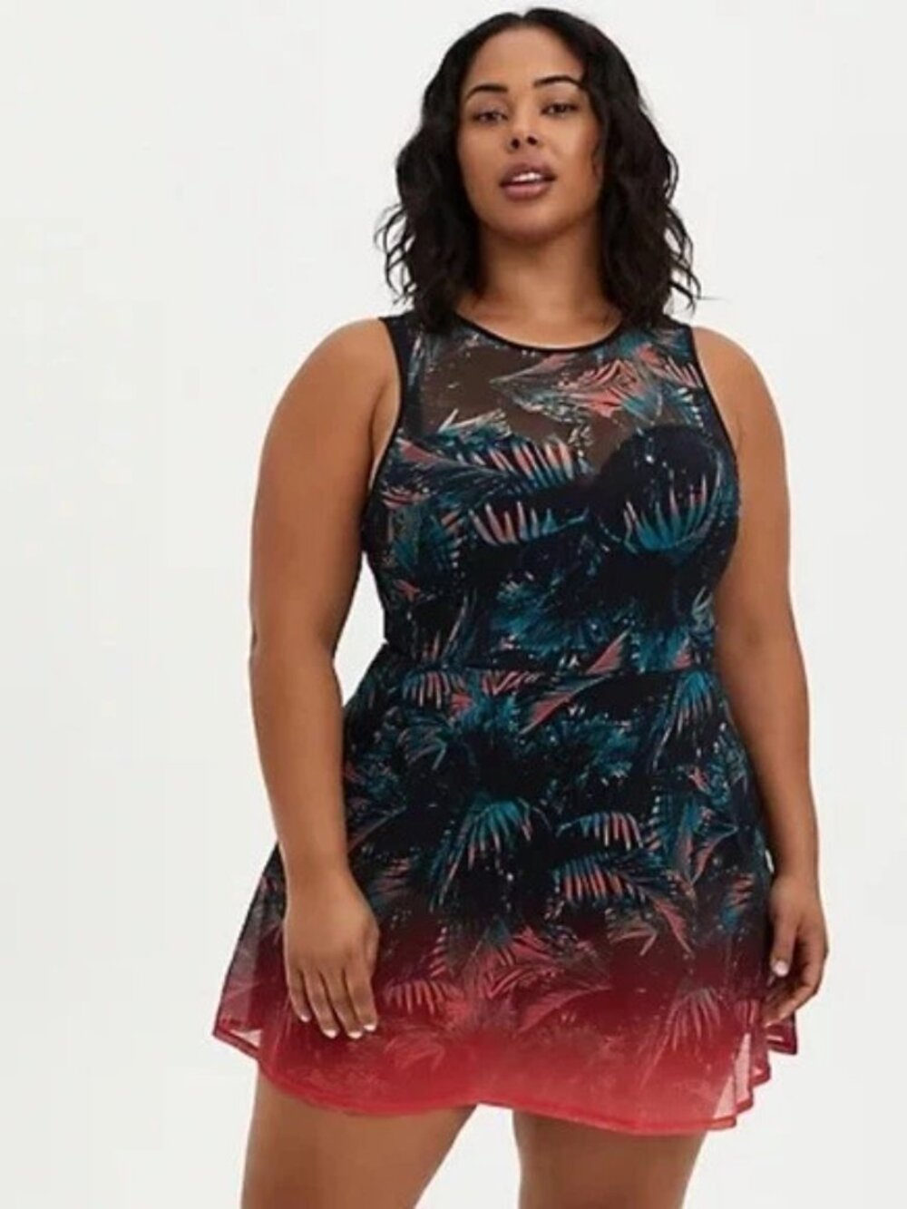 Torrid Tropical Illusion Swimsuit